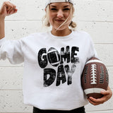 Distressed Game Day Football  Heavy Blend Sweatshirt