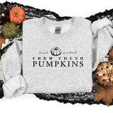 Hand Picked Farm Fresh Pumpkins  Heavy Blend Sweatshirt