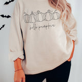 Pumpkin Sketch Fall  Heavy Blend Sweatshirt