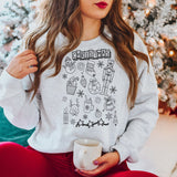 Christmas Doodle  Sweatshirt
