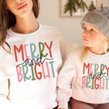 Christmas Merry and Bright Gildan Sweathshirt