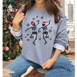Christmas Dancing Skeletons  Sweatshirt