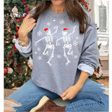 Christmas Dancing Skeletons  Sweatshirt