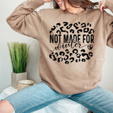 Not Made For Winter Leopard  Heavy Blend Sweatshirt