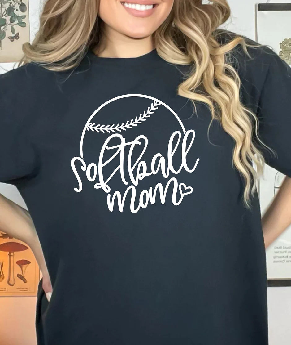 Softball Mom Bella Canvas T-shirt