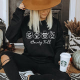 Howdy Fall Pumpkin Row  T-shirt or Sweatshirt