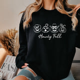 Howdy Fall Pumpkin Row  T-shirt or Sweatshirt