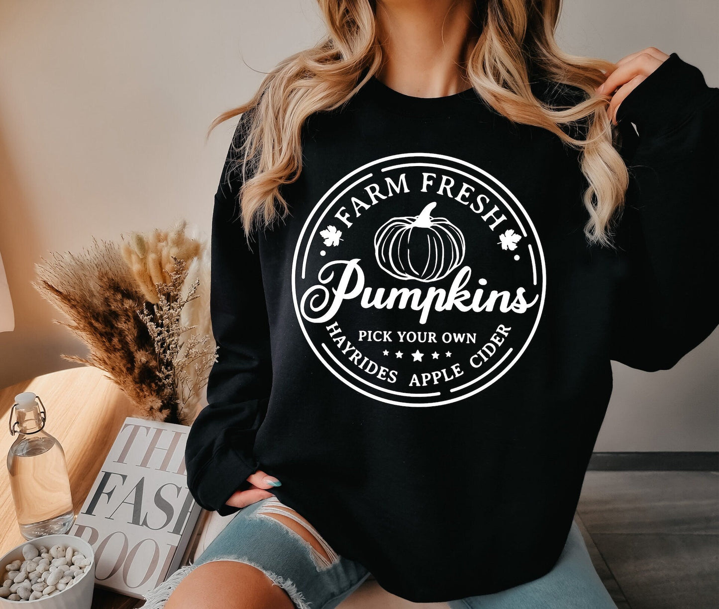 Farm Fresh Pumpkins Gildan Softstyle Sweatshirt