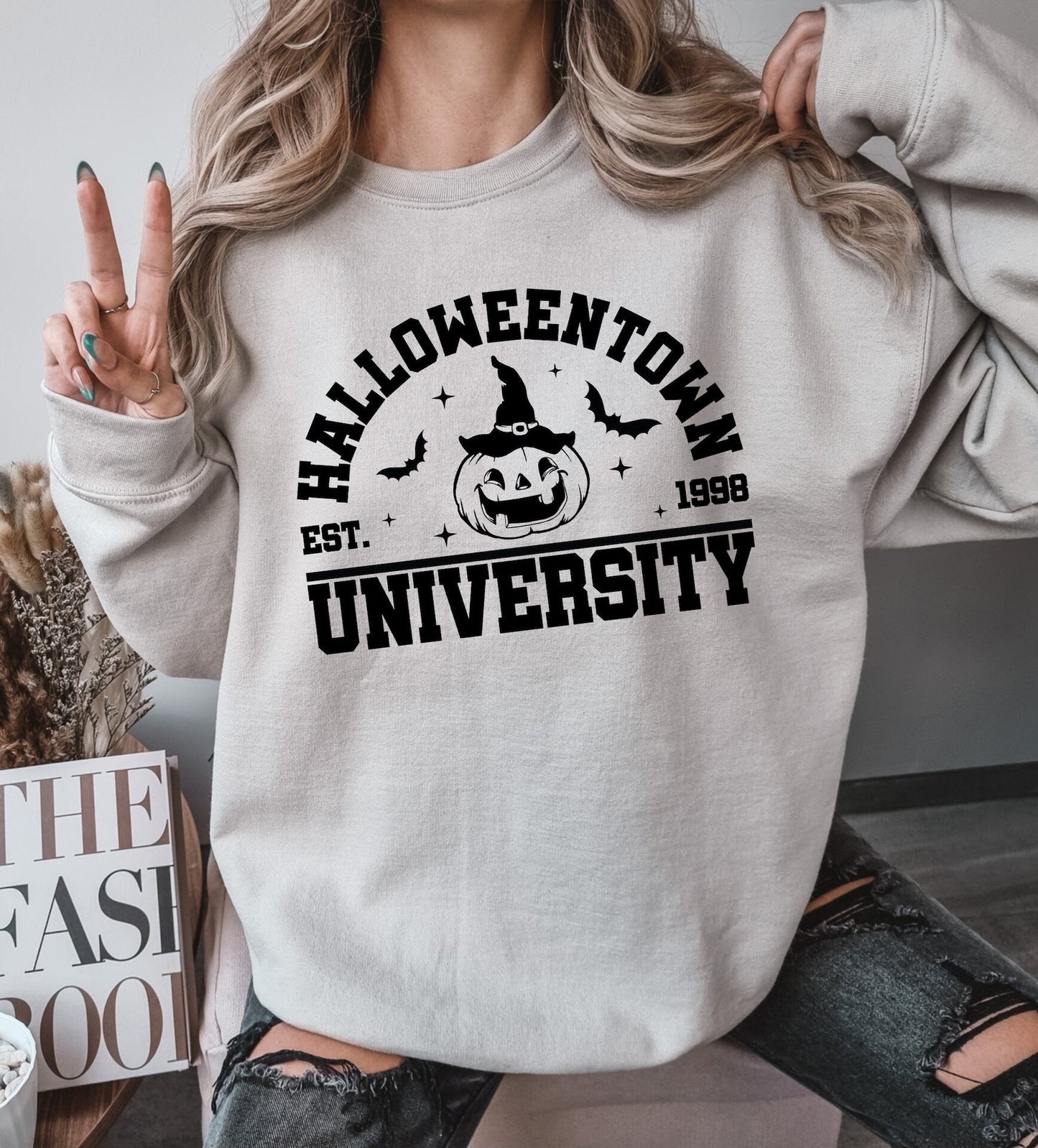 Halloween Town University Gildan Softstyle Sweatshirt