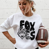 Grunge Foxes Stacked  Sweatshirt or T-shirt