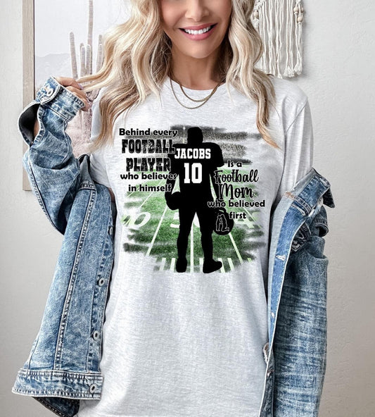 Behind Every Football Player is a Proud Mom Gildan Heavy Blend Sweatshirt