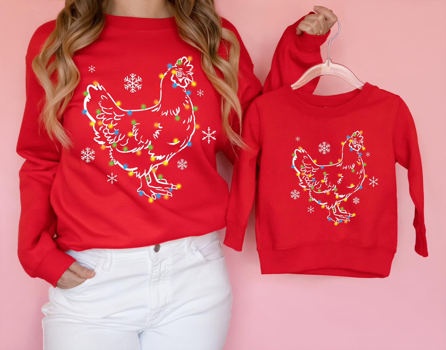 Christmas Chicken YOUTH Tshirt or Sweatshirt