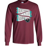 Heritage Trails Hawks Pennant Adult Long Sleeve TShirt