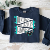 Heritage Trails Hawks Pennant Adult Sweatshirt