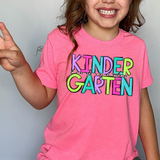 Neon Doodle Back To School Kids T-Shirt