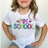 Neon Doodle Back To School Kids T-Shirt