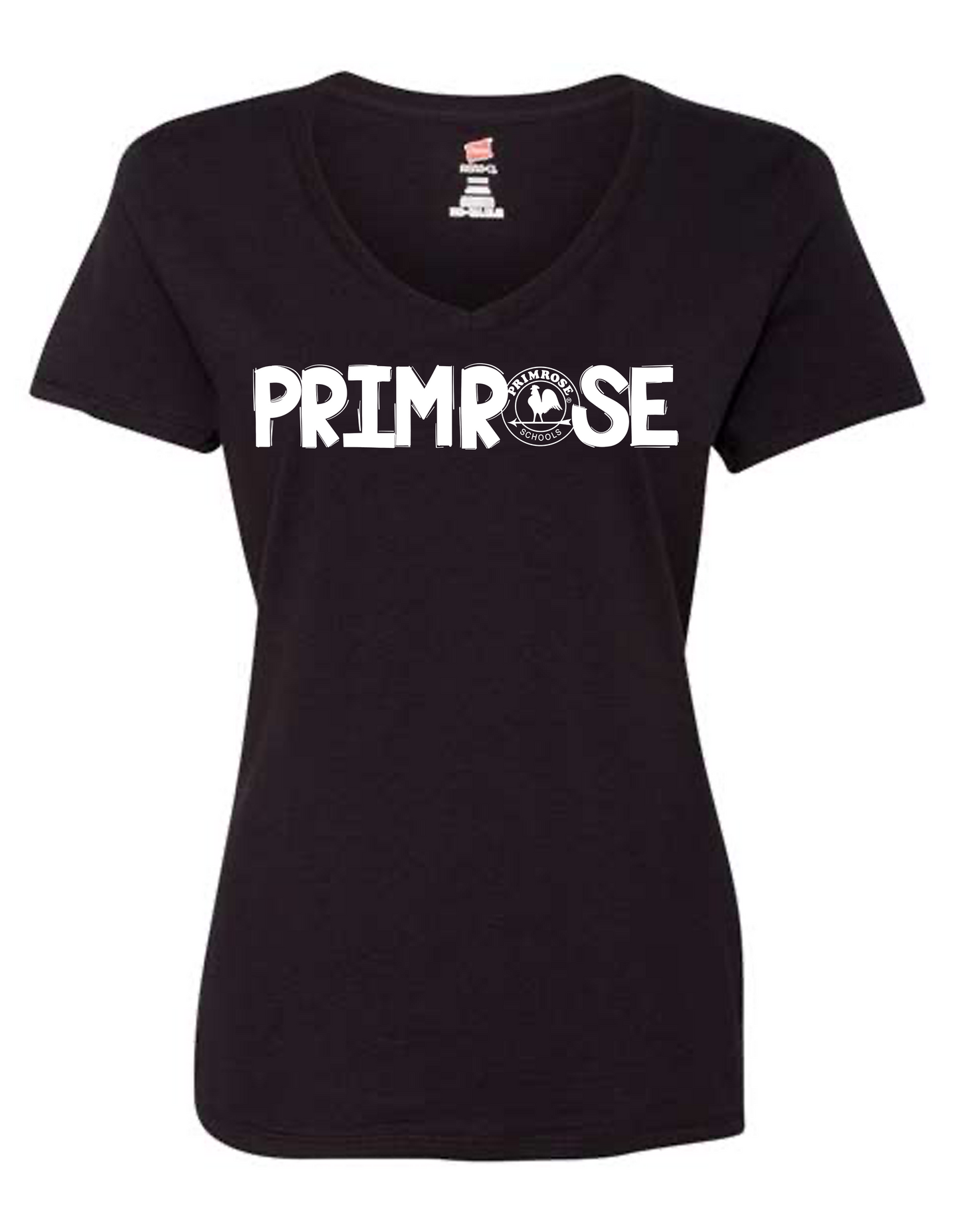 Womens Primrose Doodle V-Neck T-Shirt