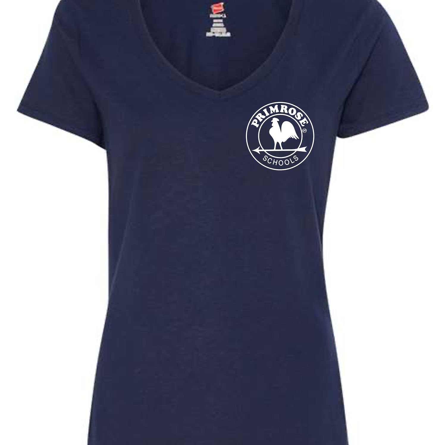 Womens Primrose V-Neck Pocket Print T-Shirt