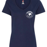 Womens Primrose V-Neck Pocket Print T-Shirt