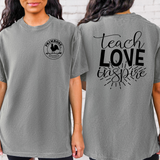 Primrose Teach Love Inspire Gildan Soft Style T-Shirt