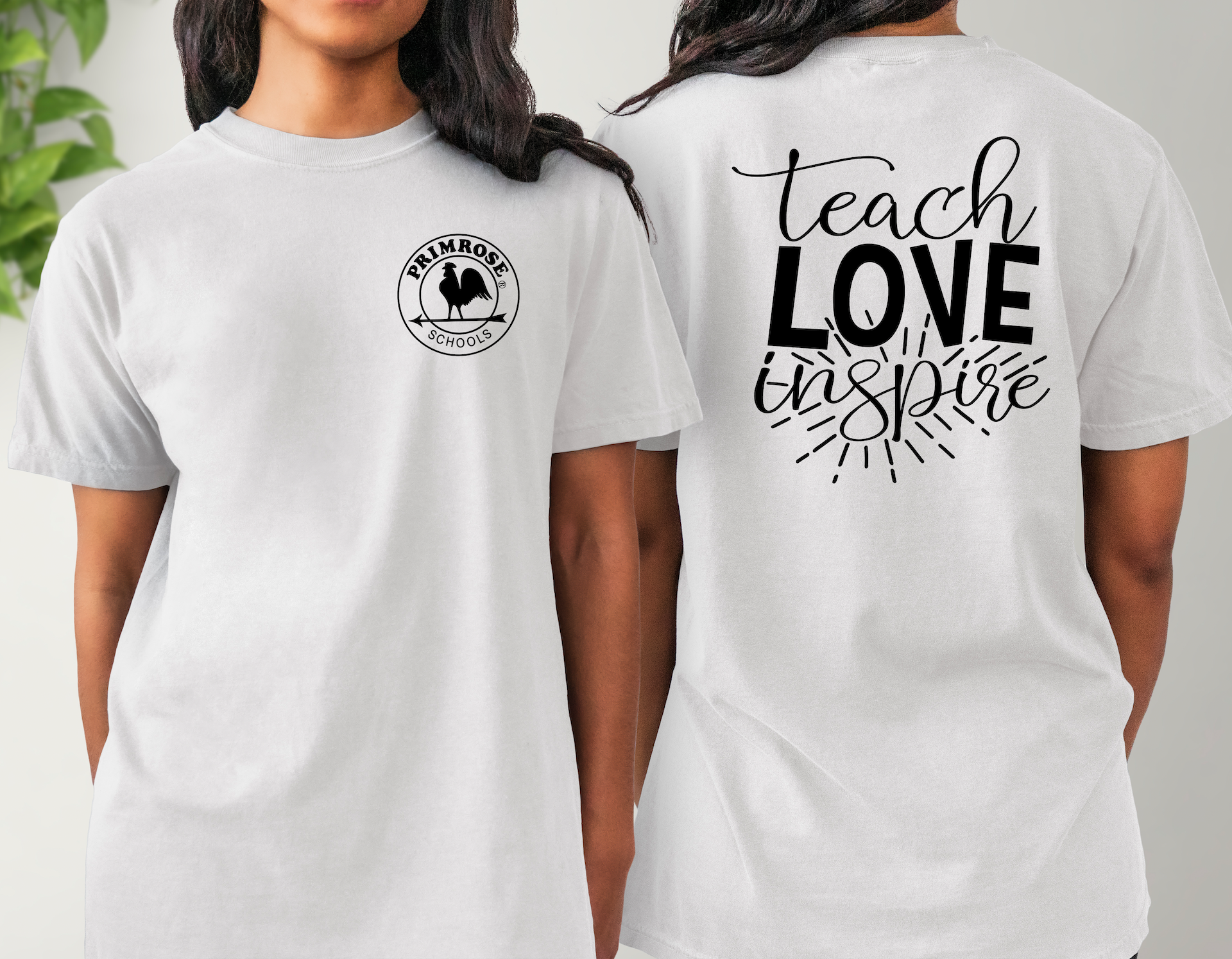 Primrose Teach Love Inspire Gildan Soft Style T-Shirt