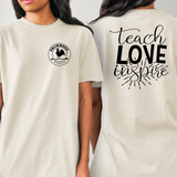 Primrose Teach Love Inspire Gildan Soft Style T-Shirt