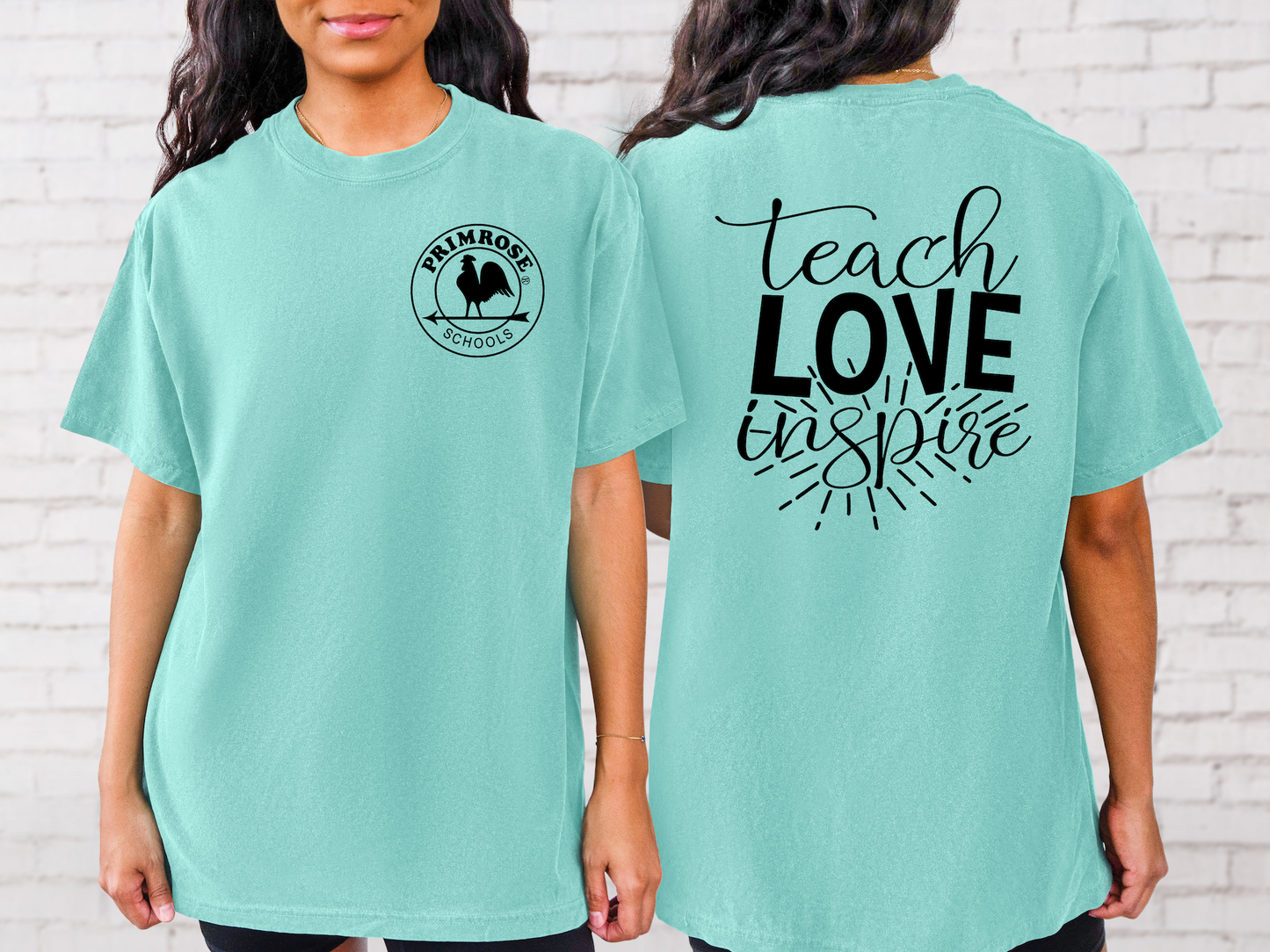 Primrose Teach Love Inspire Gildan Soft Style T-Shirt