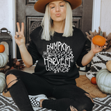 Pumpkin Kisses Harvest Wishes Fall  T-shirt or Sweatshirt