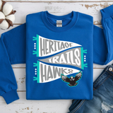 Heritage Trails Hawks Pennant Adult Sweatshirt