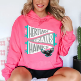 Heritage Trails Hawks Pennant Adult Hoodie