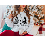 Merry Christmas Buffalo Plaid  Heavy Blend Sweatshirt