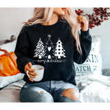Merry Christmas Buffalo Plaid  Heavy Blend Sweatshirt