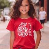 Back To School Kids Grade Typography T-Shirt