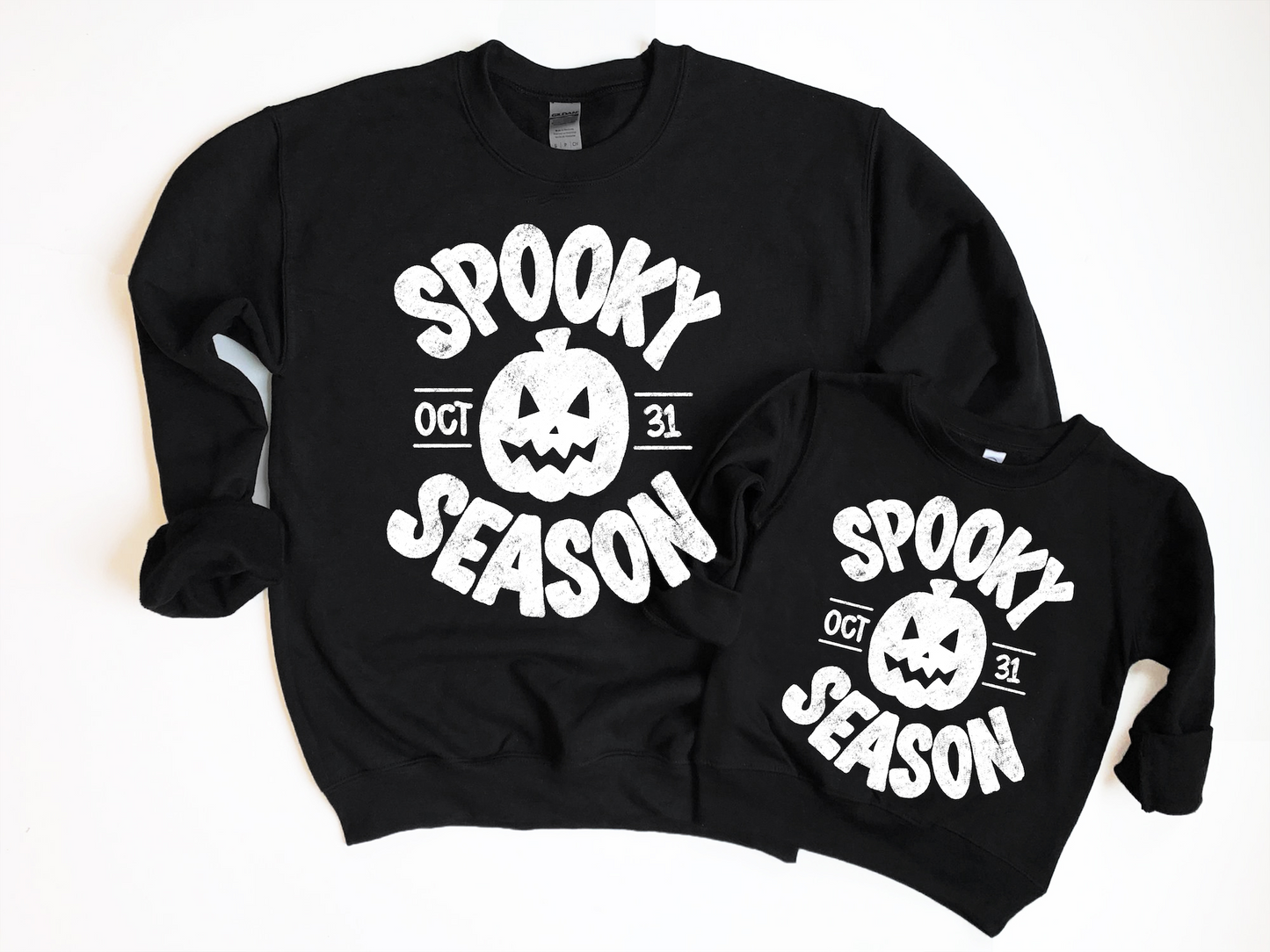 Spooky Season Oversized Printed Sweatshirt