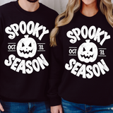 Spooky Season Oversized Printed Sweatshirt
