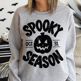 Spooky Season Oversized Printed Sweatshirt