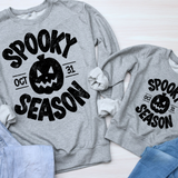 Spooky Season Oversized Printed Sweatshirt