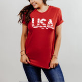 American Flag USA Bella Canvas T-Shirt