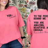 You Matter Comfort Colors T-Shirt