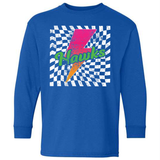 Heritage Trails Hawks Neon Bolt Youth Long Sleeve TShirt