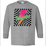 Heritage Trails Hawks Neon Bolt Youth Long Sleeve TShirt
