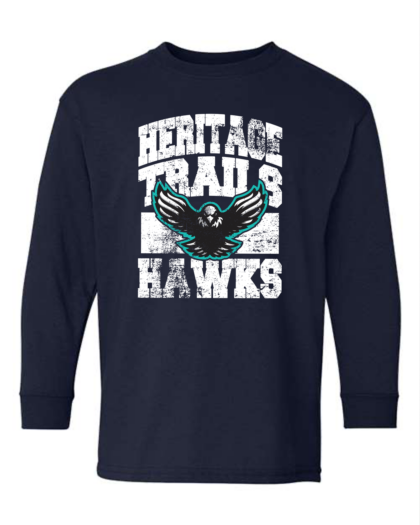 Heritage Trails Hawks Youth Long Sleeve TShirt