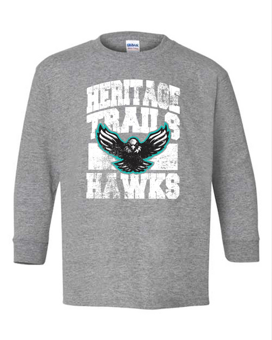 Heritage Trails Hawks Youth Long Sleeve TShirt