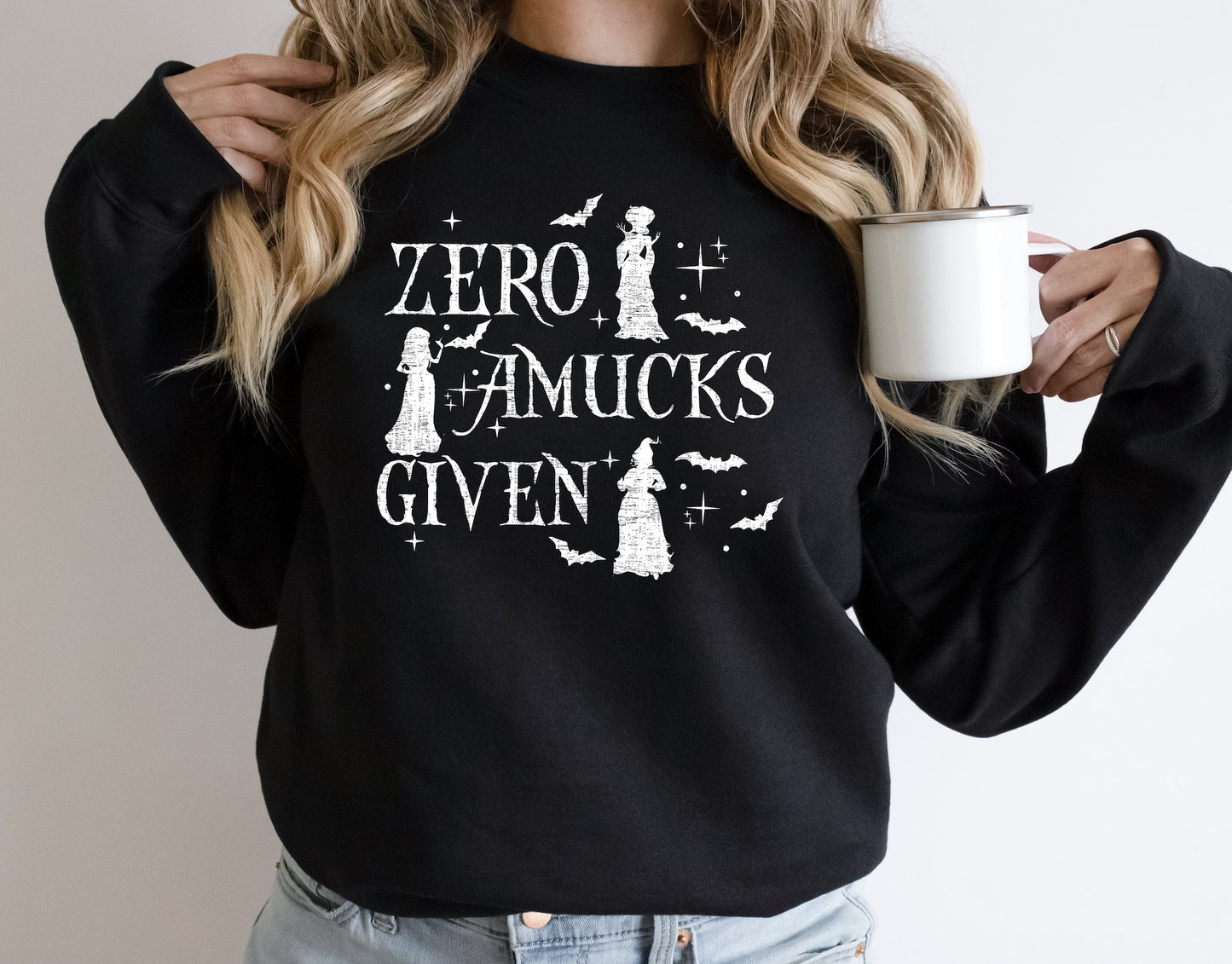 Zero Amucks Given Gildan Heavy Blend Sweatshirt